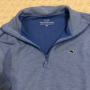 Men’s XS pale denim zip up Vineyard Vines